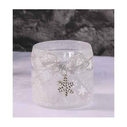 Snowflake Candle Holder