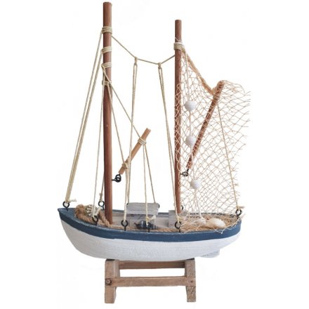 Nautical Fishing Boat, 28cm 