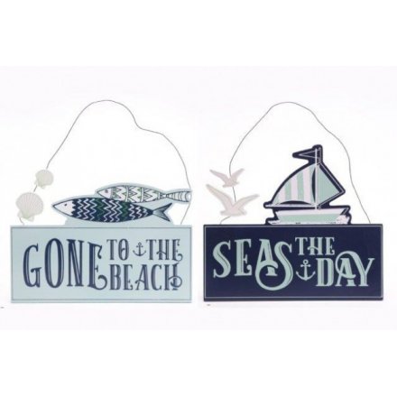 Sea Life Inspired Wall Plaques