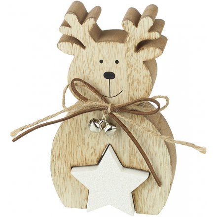 Star Reindeer Ornament
