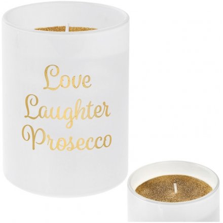 Love Laughter Prosecco Candle, Desire