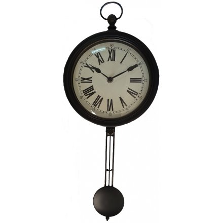 Vintage Pendulum Wall Clock 