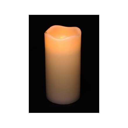 LED Wax Candle, 14cm