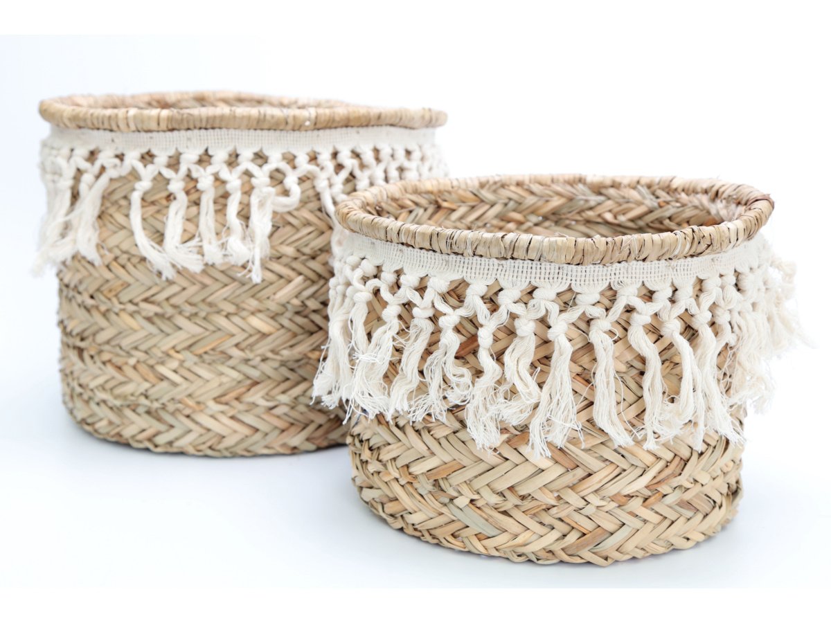 FV0042 / Woven Storage Baskets, Set 2 | 43966 | Interior Decor ...