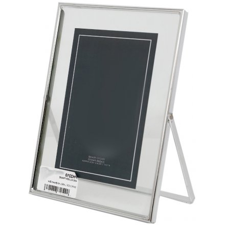 Glass Frame With Silver Rim, 5x7