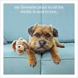 An adorable photographic card with sentiment slogan. A cute greetings card ideal for many occasions. 