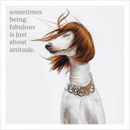 Just About Attitude Greeting Card