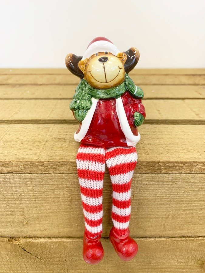 Ceramic Reindeer With Dangly Legs | 44105 | Christmas / Ornaments ...