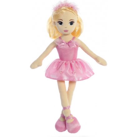 Pink Ballerina Soft Toy 