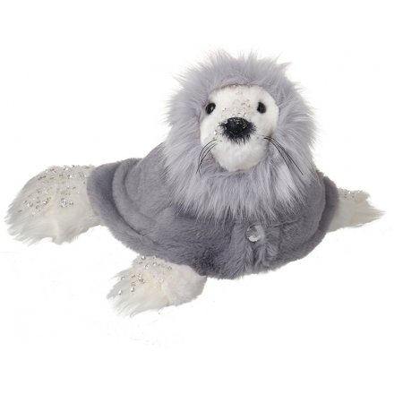 Snuggly Soft Seal Decoration