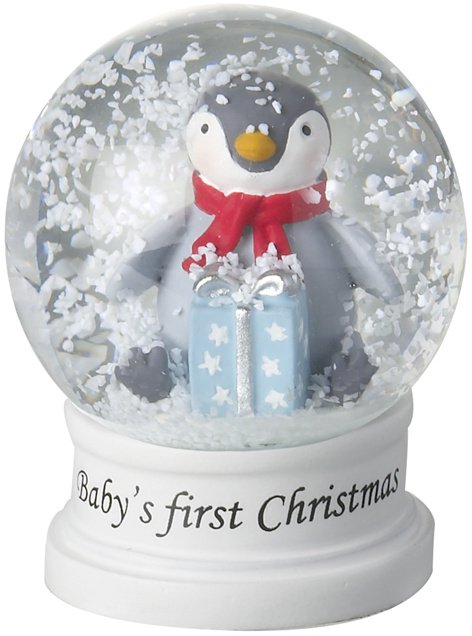 1st Christmas Penguin Snow Globe | | Christmas Decorations / Snow