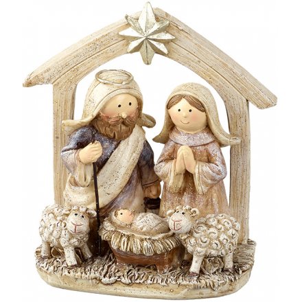 Traditional Nativity Stable Scene 