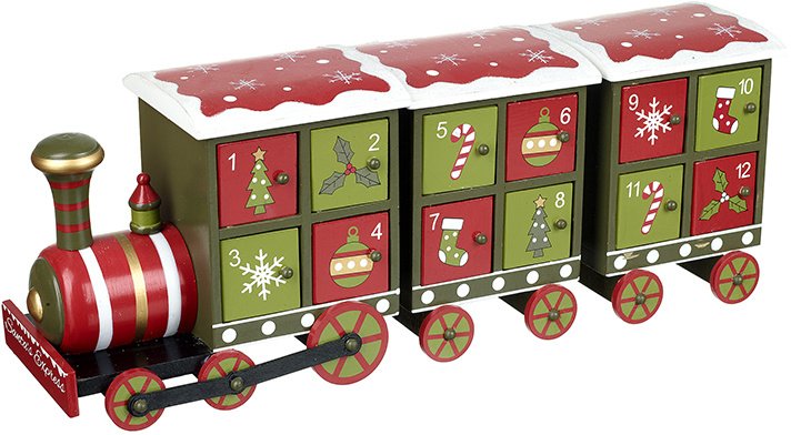 PEA235 / Festive Advent Calendar Train | 44403 | Christmas / Calendars ...