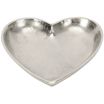 Small Decorative Metal Heart Plate 