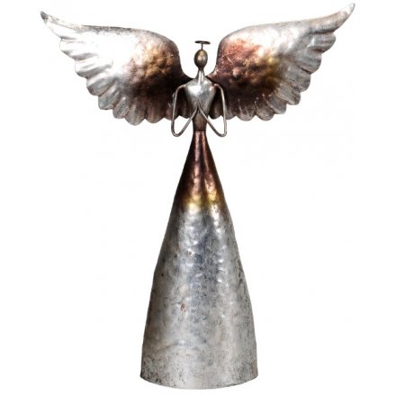 Ornamental Metal Angel, 41cm
