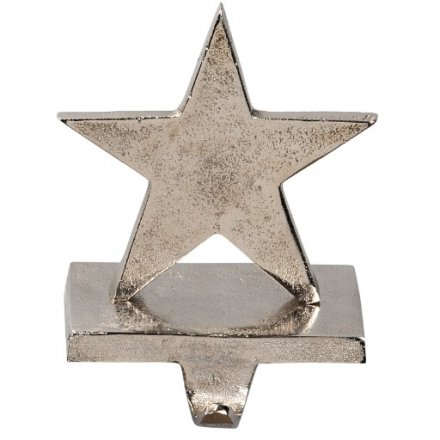 Decorative Silver Star Hook 