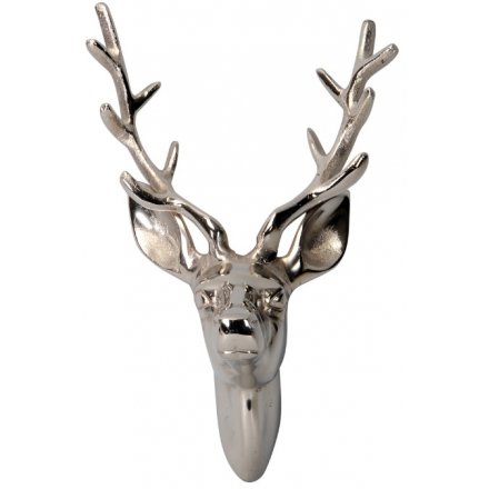 Silvered Stags Head 