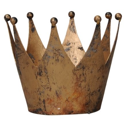 Rustic Gold Crown, 11cm 