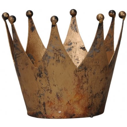 Rustic Gold Crown, 16cm 