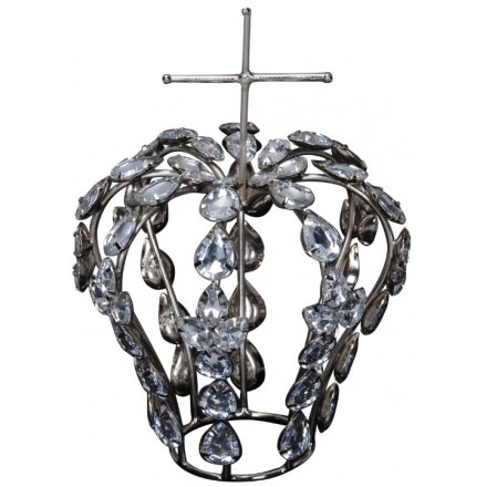 Decorative Bejewelled Crown, 17cm