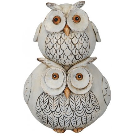 Double Owl Decoration