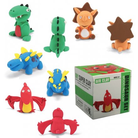 Air Drying Clay Modelling Kit - Dinosaurs