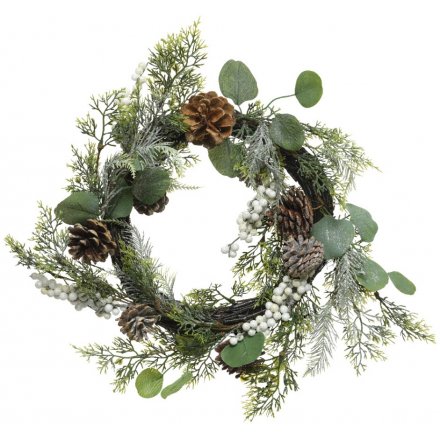 Berries and Foliage Wreath, 40cm 