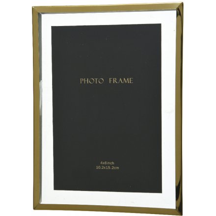 Gold Edge Picture Frame, 4x6