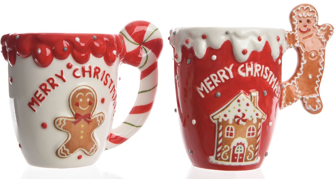 Gingerbread Mugs   Christmas Decorations / Character Decorations  Noël & Co