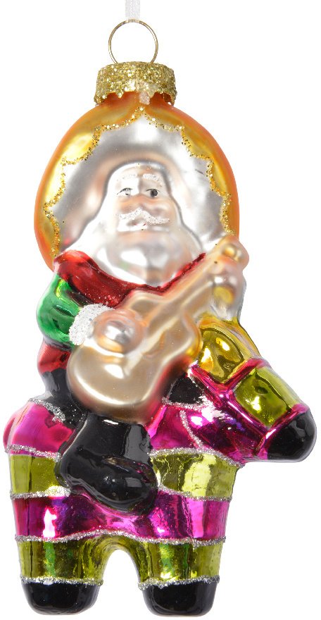 Father Christmas Glass Ornament | 45313 | Christmas / Hanging ...