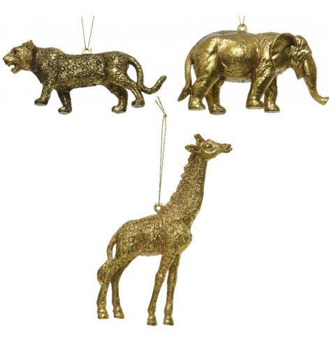 Despite not typically being associated with Christmas we have fallen in love with these exotic animal decorations
