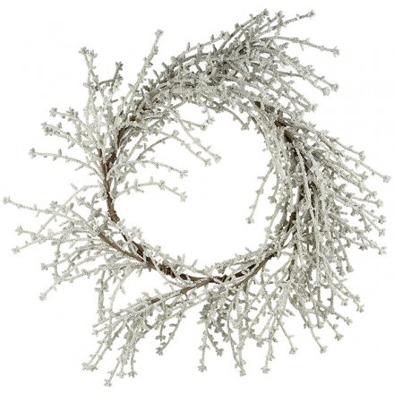 Silver Twig Wreath