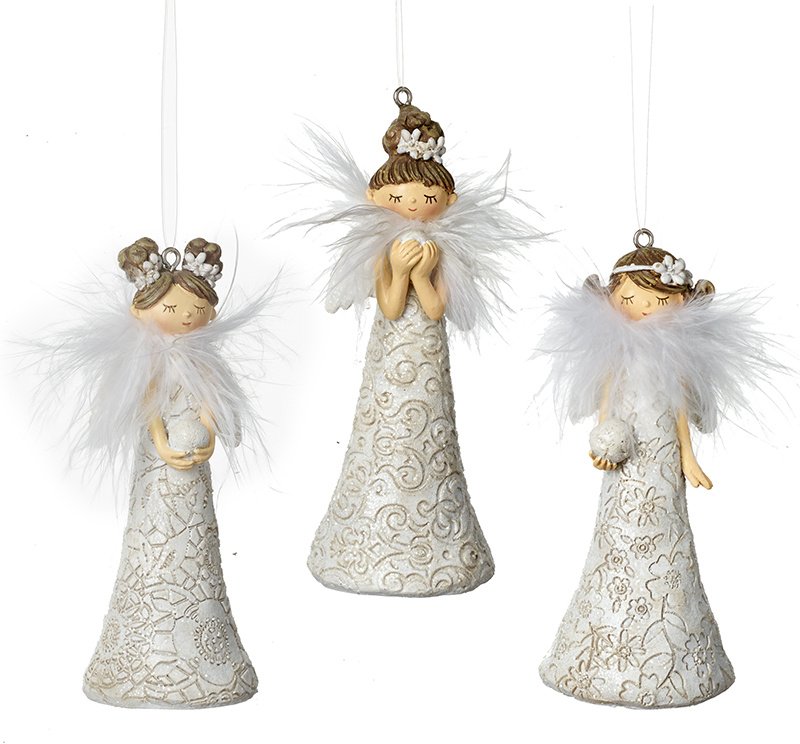 Floral Angel Decorations   Christmas Decorations / Hanging