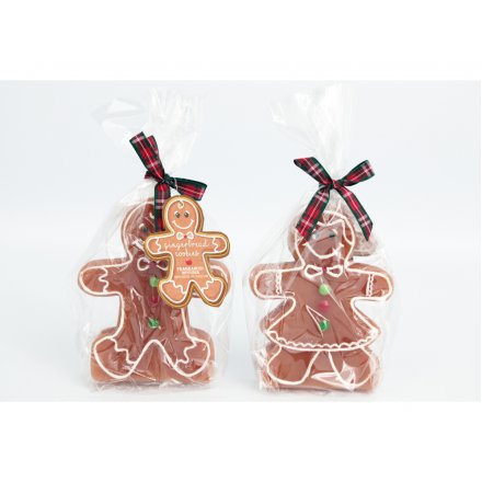 Gingerbread Candles, 2 Assorted