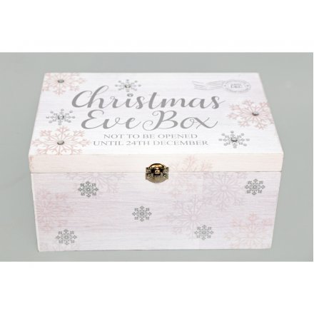 Silver and White Christmas Eve Box 
