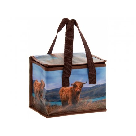 Grazing Highland Cow Lunch Bag