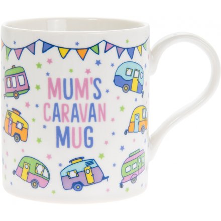 Mums Caravan Fine China Mug 