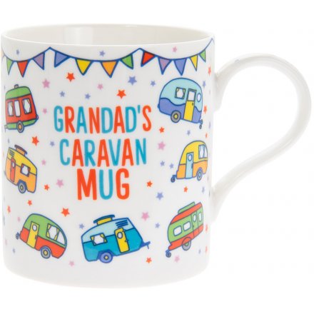 Colourful Grandads Caravan Mug 