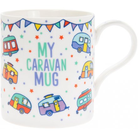 Colourful Caravan Mug