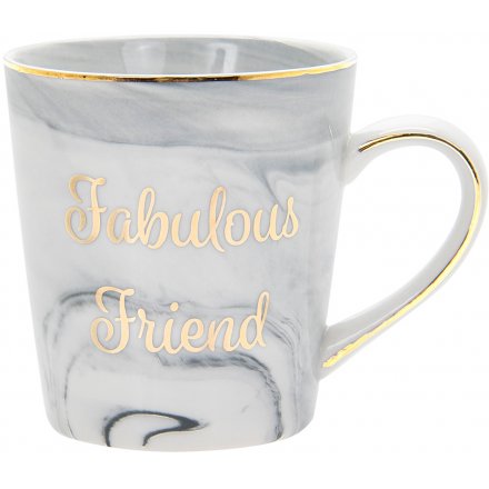 Marble Fabulous Friend Mug