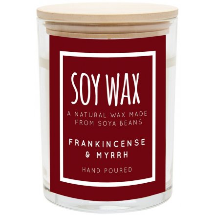 Frankincense & Myrrh Soy Wax Candle - Large 