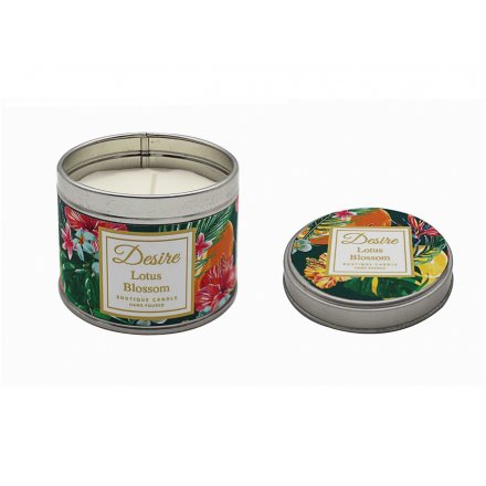 Desire Boutique Candle Tin - Lotus Blossom