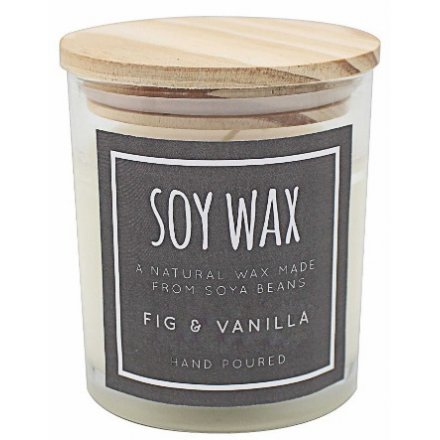 Fig & Vanilla Soy Wax Candle 