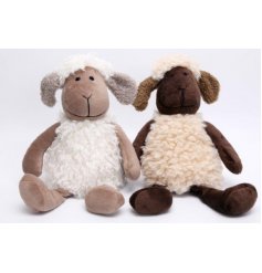 A cute mix of woolly sheep doorstops complete with super soft accents 