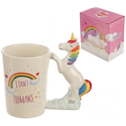 Unicorn Handled Mug and Gift Box 