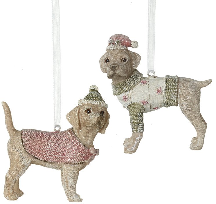 KCC471 / Hanging Christmas Jumper Dogs, 6.5cm 45942 Christmas