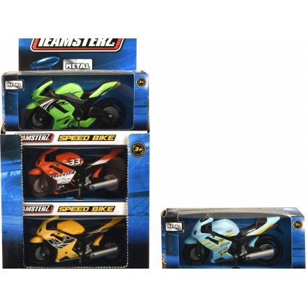 Teamsterz Speedbike Toys, 6 Assorted
