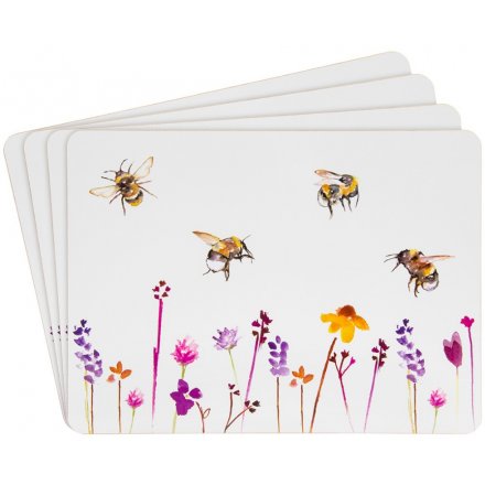 Busy Bee Garden Set of 4 Placemats