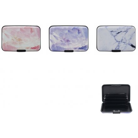Assorted Marble Print Credit Card Cases 