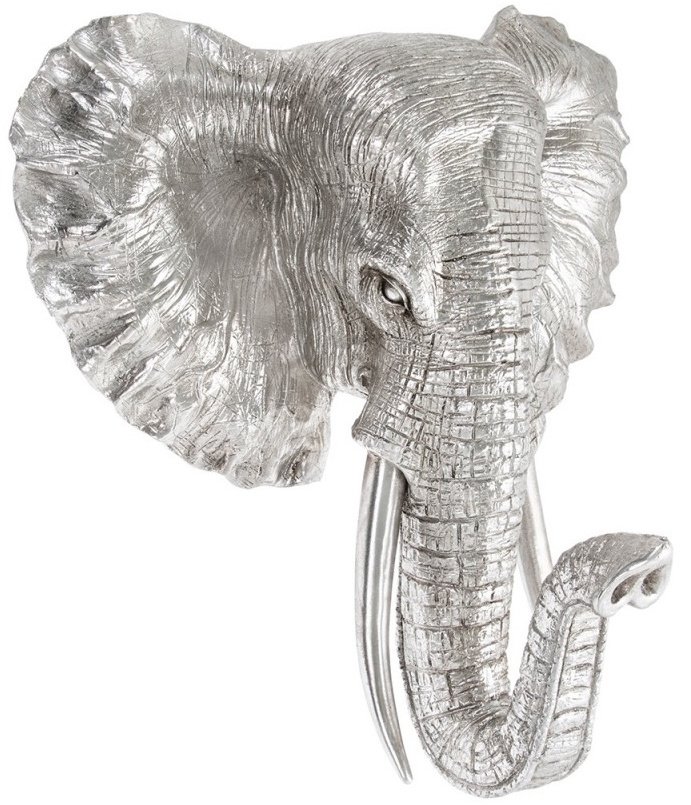 LP44071 / Extra Large Silver Elephant Bust | 46152 | Homeware ...